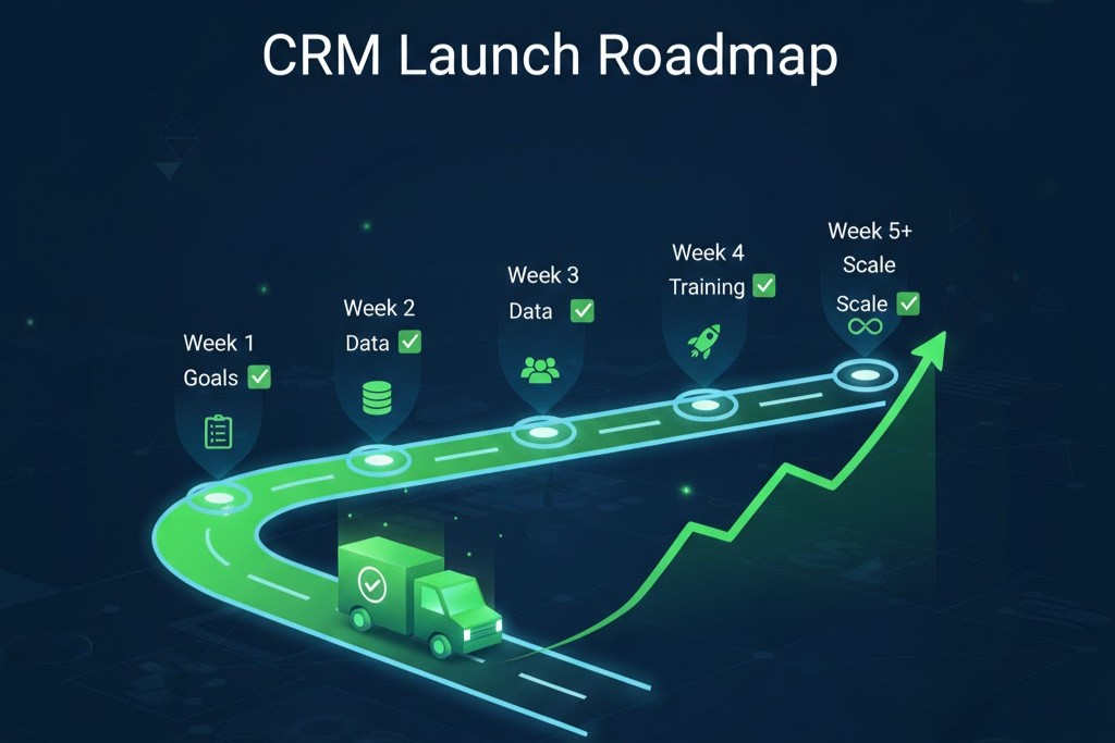 5-week CRM rollout roadmap
