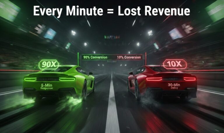 9x lead conversion speed race graph 2026