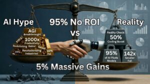 AI business reality vs hype 95% ROI gap assessment