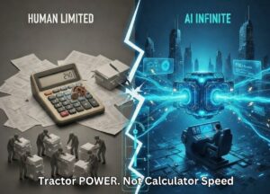 AI cognitive horsepower vs calculator business transformation