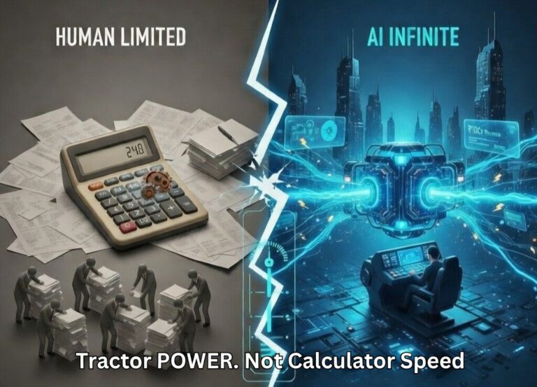 AI cognitive horsepower vs calculator business transformation