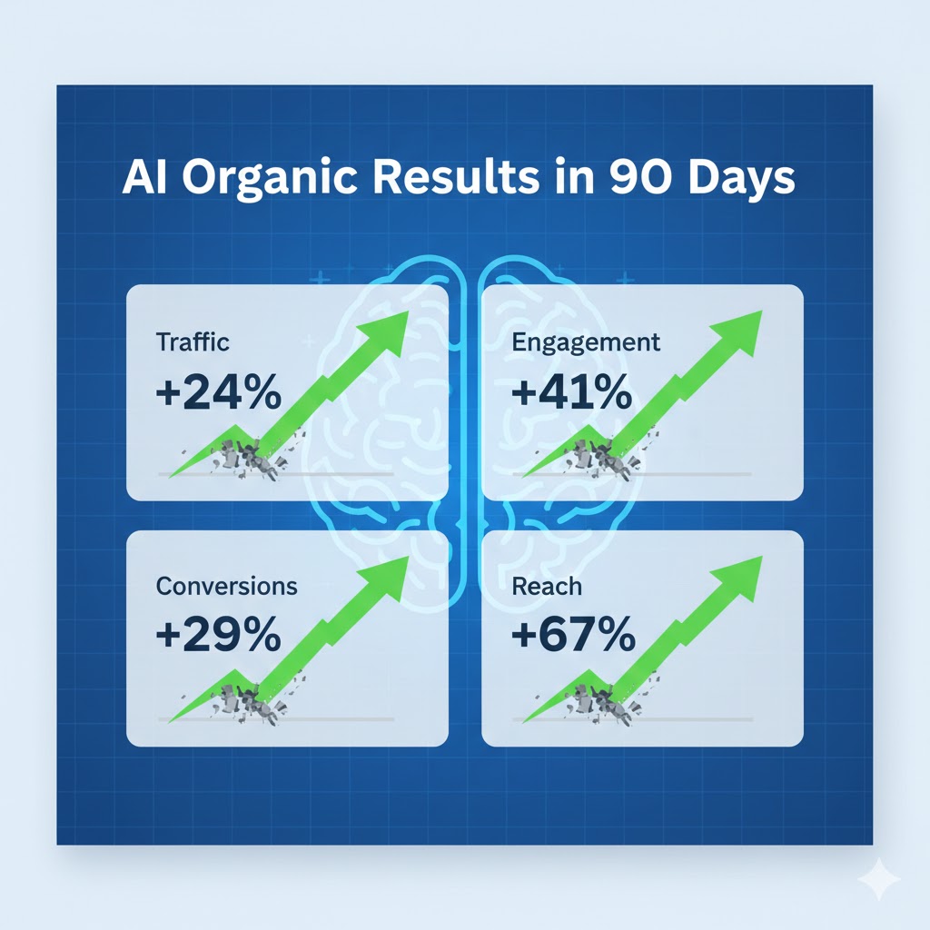 AI organic growth dashboard results 2026