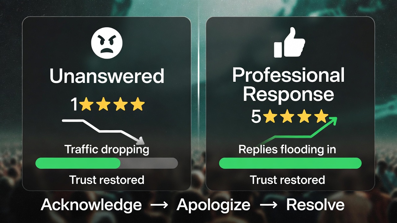 Before after review response transformation