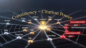 Business listings NAP consistency citation trust