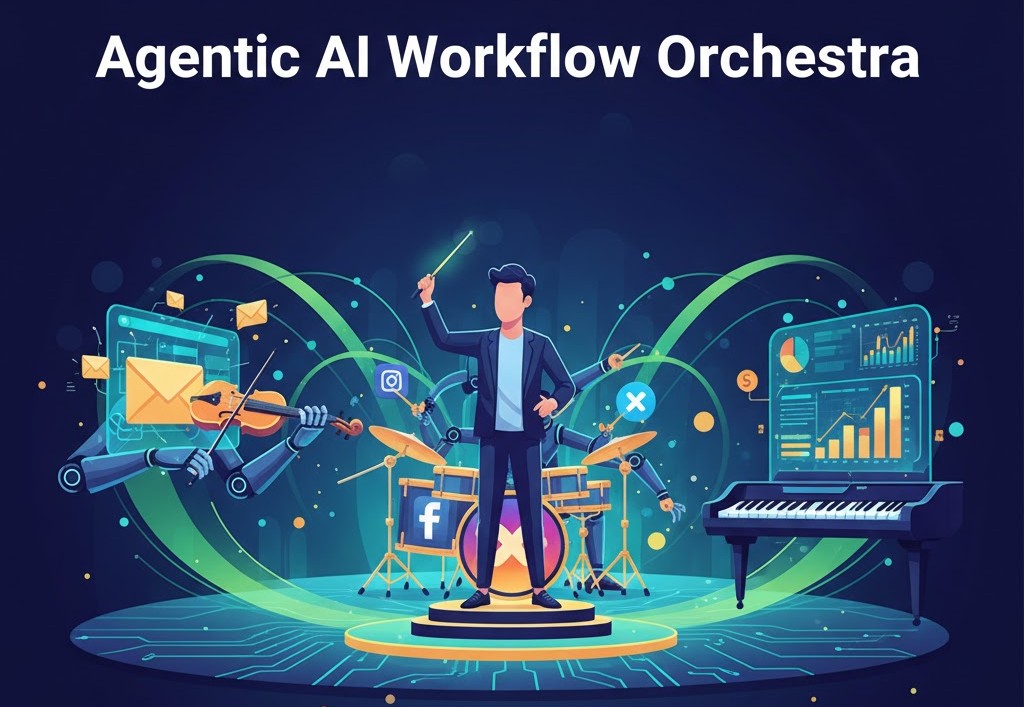 Generative → Agentic evolution flowchart