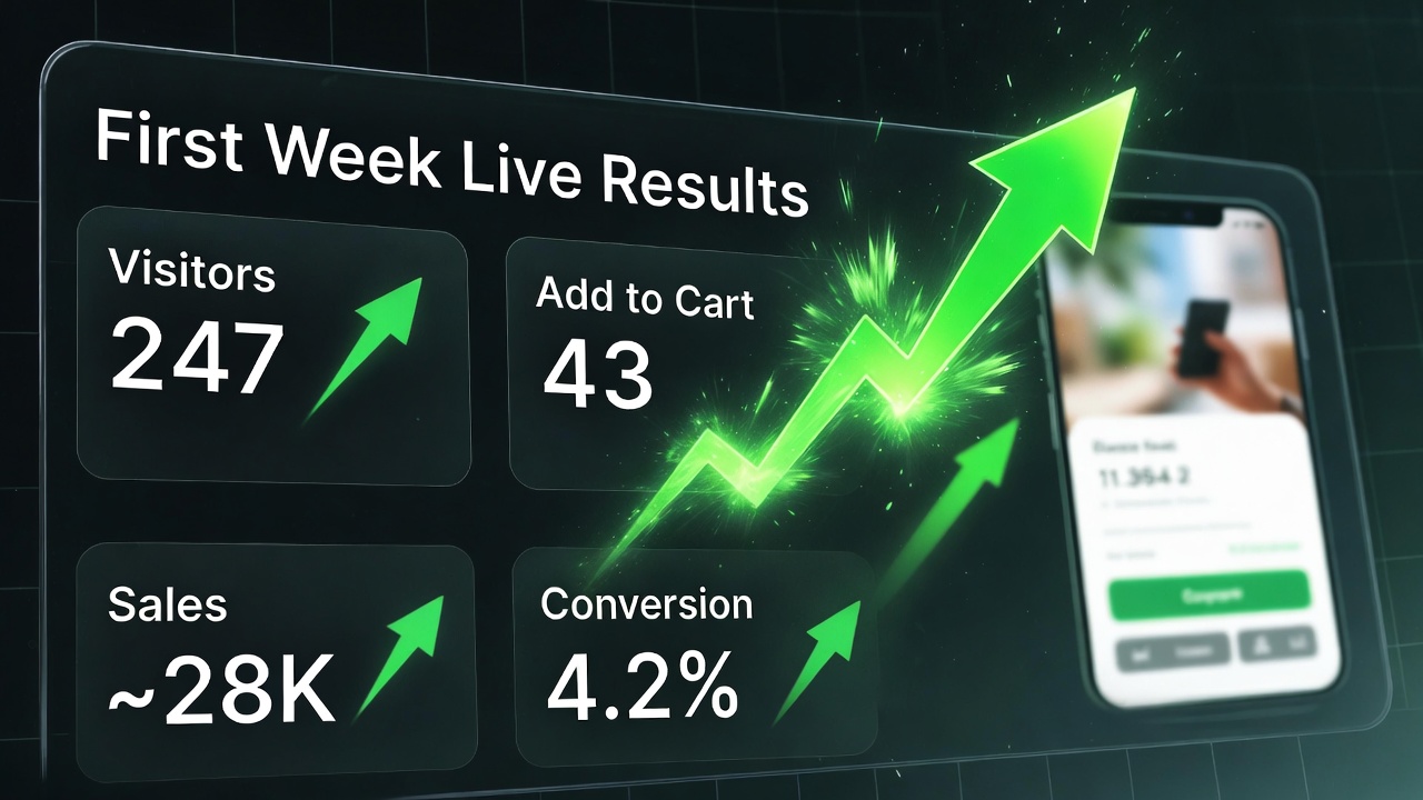 Live store analytics dashboard