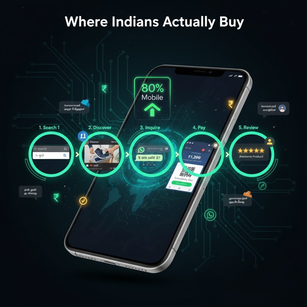 Mobile-first India consumer journey