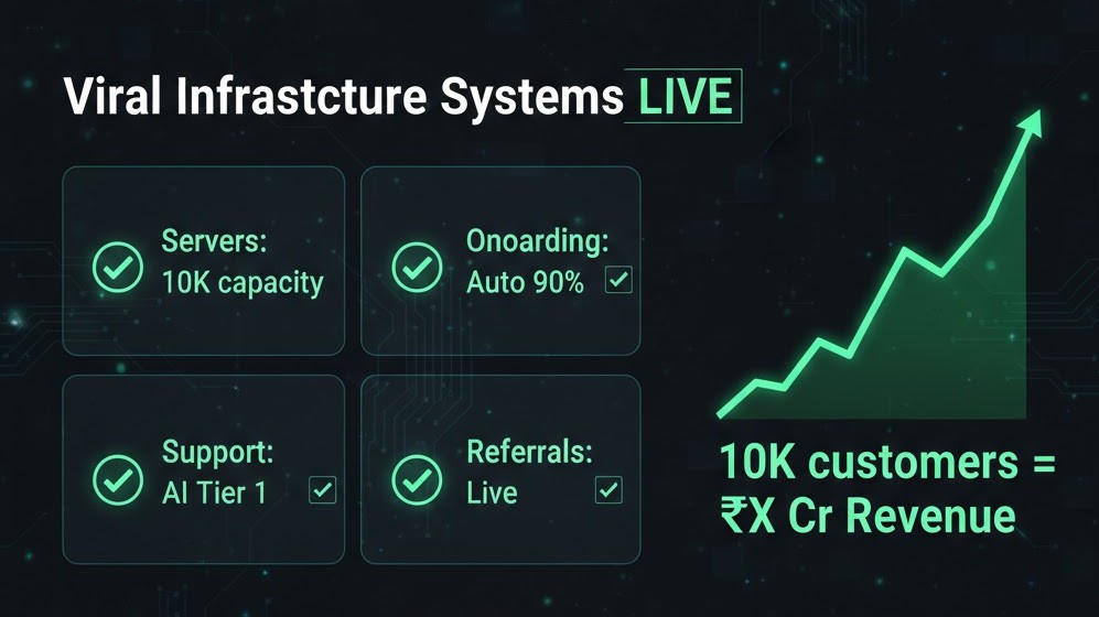Pre-growth infrastructure dashboard