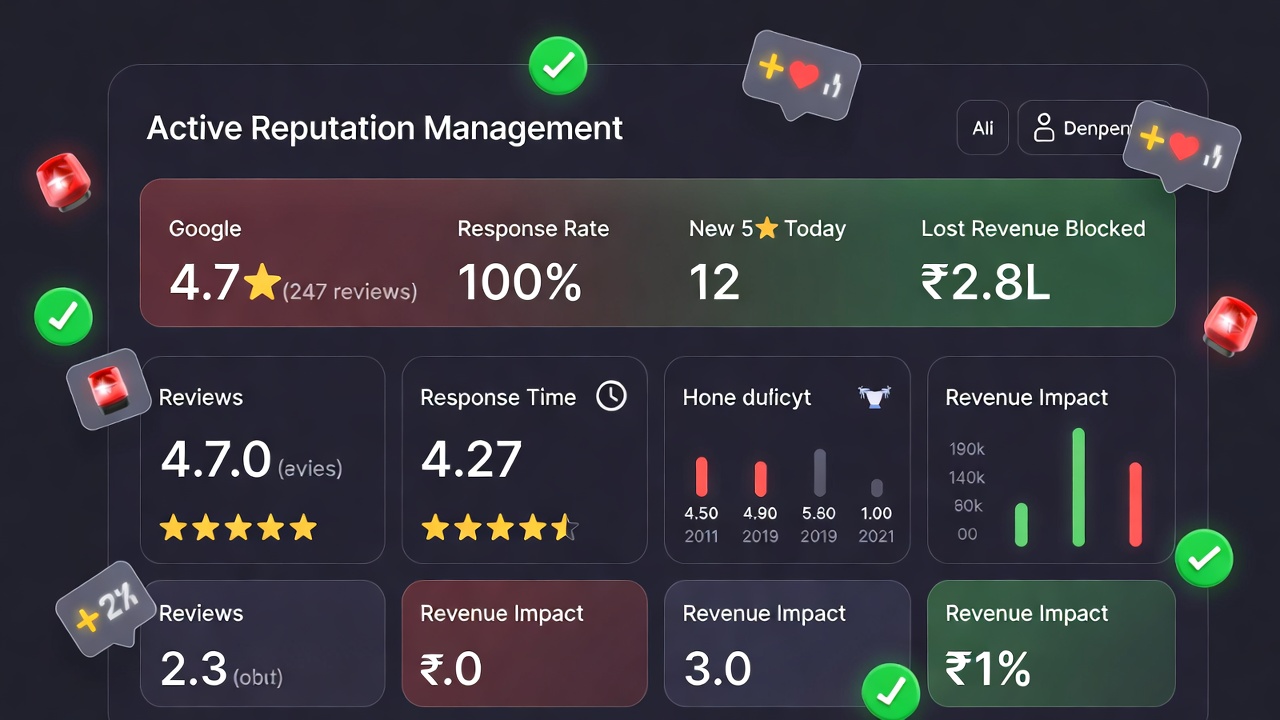 Review management dashboard live